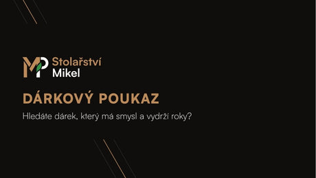 Darkový poukaz Stolařství Mikel