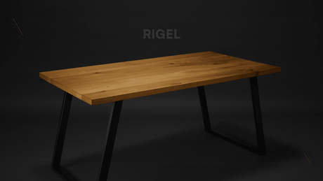Jídelní stůl RIGEL: klidná síla masivu