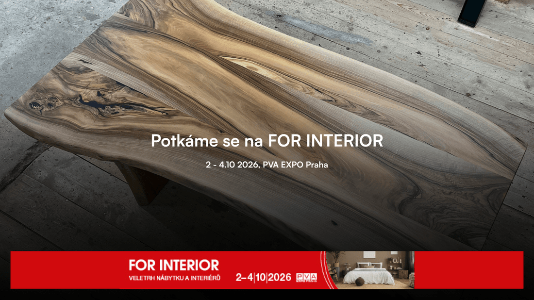 Potkáme se na FOR INTERIOR 2.–4. 10. 2026. V Hale 1 a se dvěma novinkami