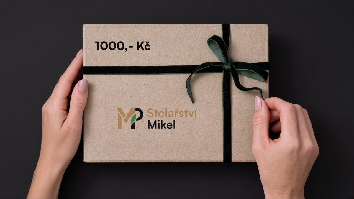 Stolařství Mikel dárkový poukaz - 1 000 - Stolařství Mikel