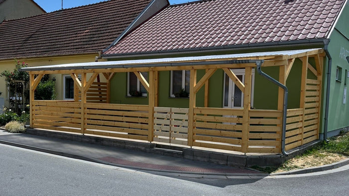 Pergola na míru z masivu od Stolařství Mikel